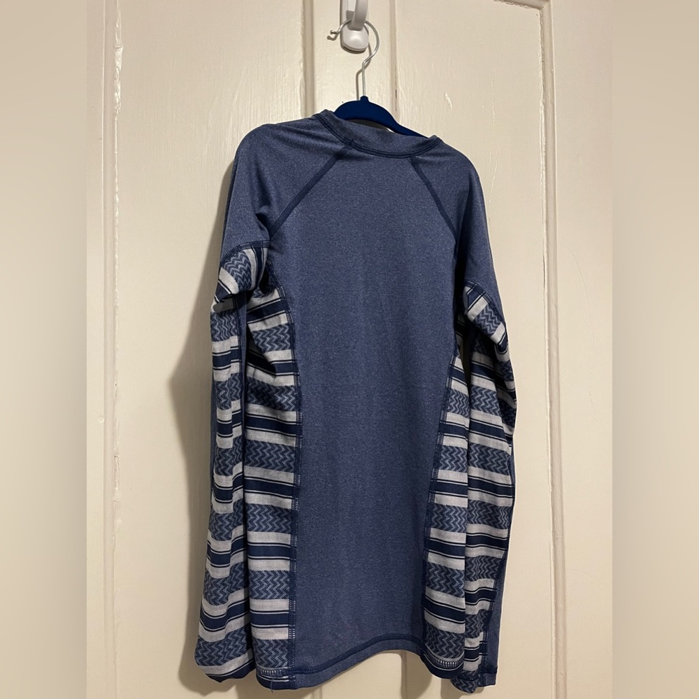 Blue rash guard